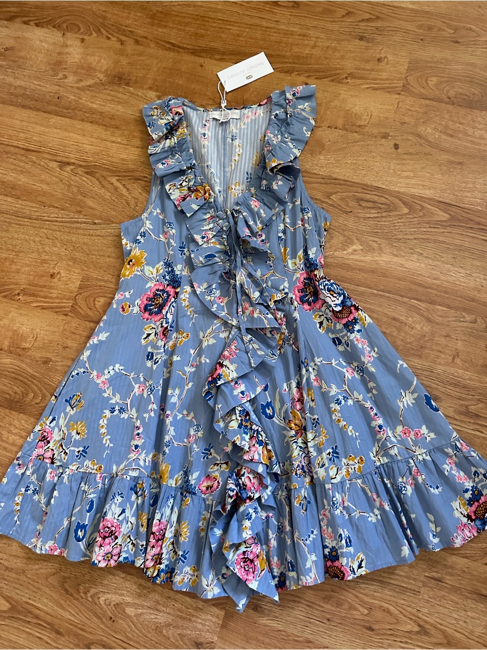 NWT Caroline Constas Kylah Print Floral Mini Dress XS - Picture 3 of 16